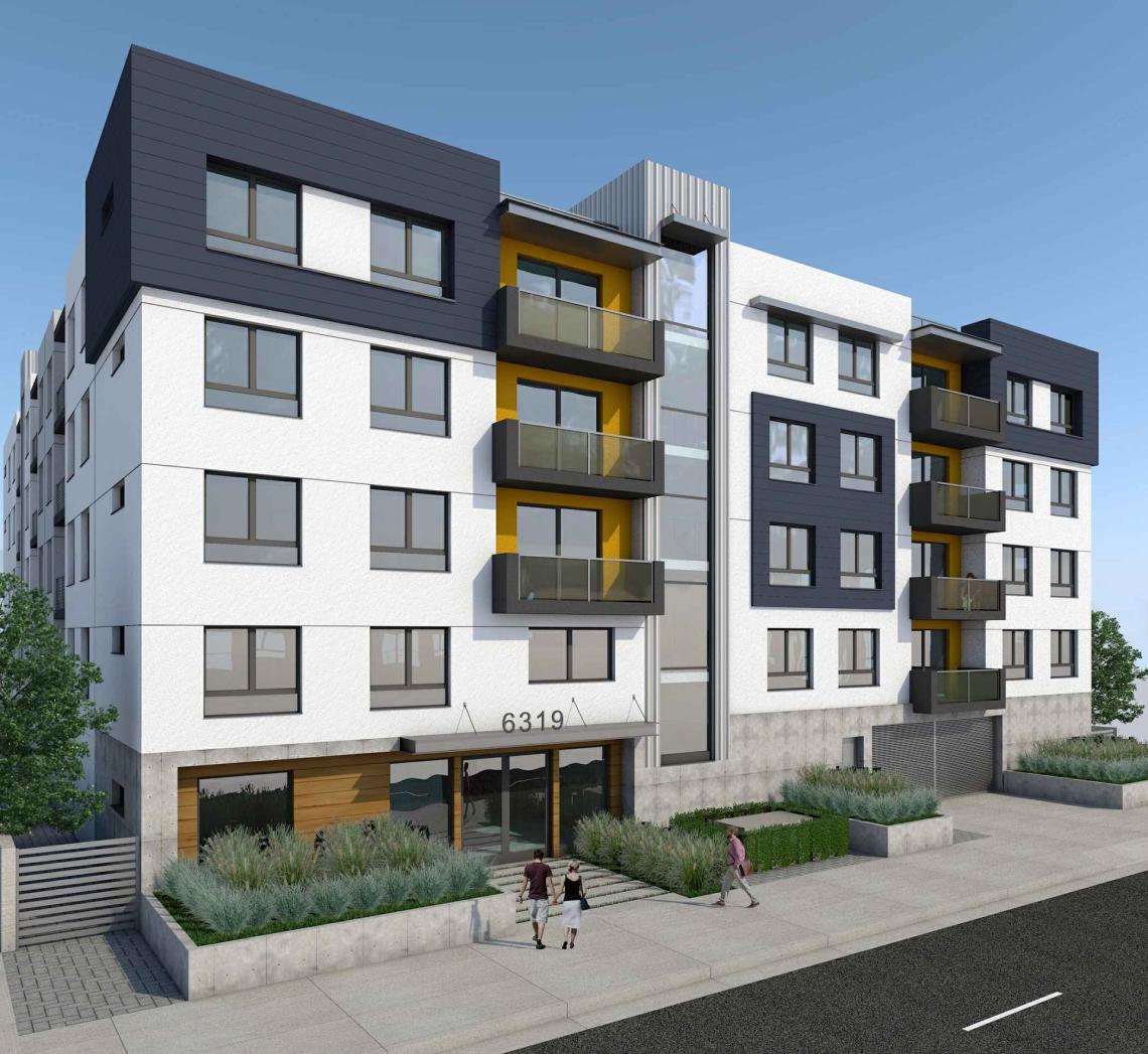 Five-story, 50-unit apartment building pitched for 6313 S